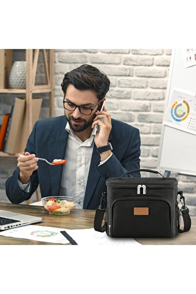 lunch bag Thermal Lunch Box for Adults, Cooler for Men Women, Reusable Leakproof Lunch Tote Food
