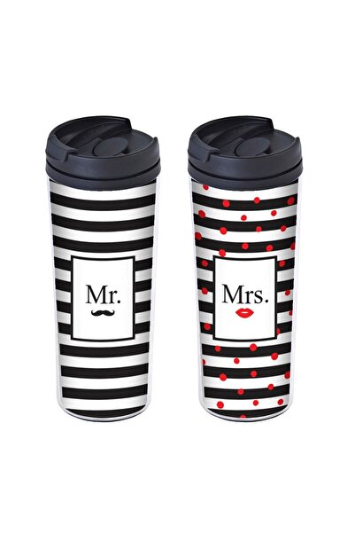 ALLMUG Mr & Mrs (2'li) Termos Kupa 380 ml
