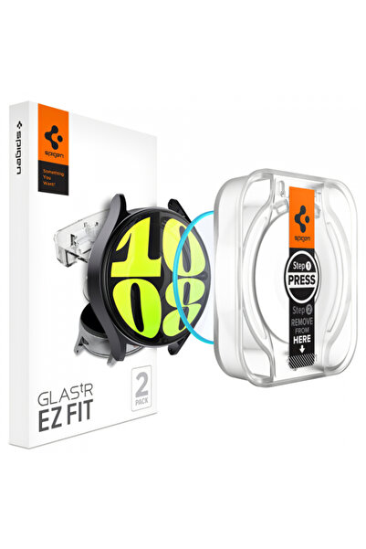 Samsung Spigen GlastR EZ FIT Screen Protector for Galaxy Watch7 / Watch6 / Wa...