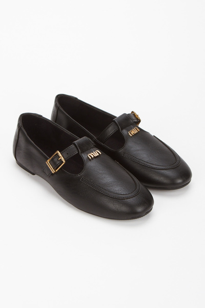 MİCONİ حذاء لوفر بمشبك، حذاء موكاسين أنيق، حذاء باليه