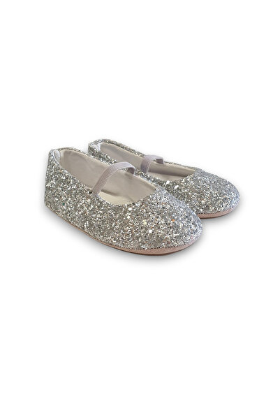 First Step Glittery Baby Girl Ballerina Shoes