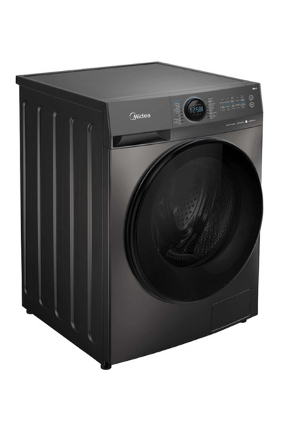 Midea Frontload Washing Machine 8KG WiFi Steam Inverter MF200W80W1TSA Titanium