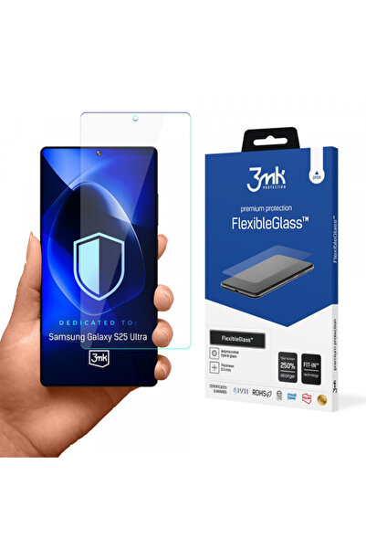 Samsung Προστατευτικό οθόνης 3MK FlexibleGlass για Galaxy S25 Ultra S938, Εύκ...