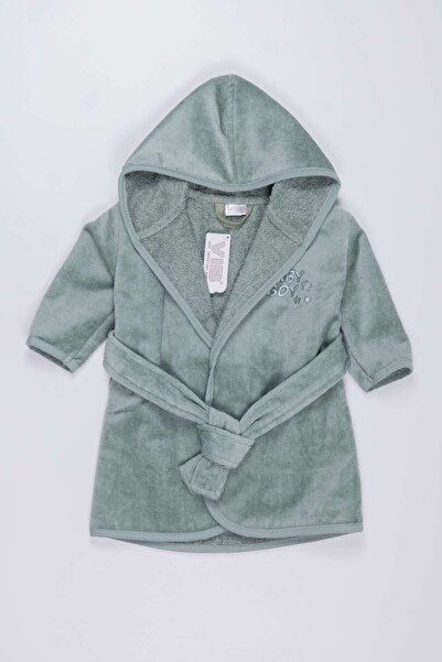 BELLA BOHEMS 100% Cotton Hooded Baby Bathrobe 62-68 cm