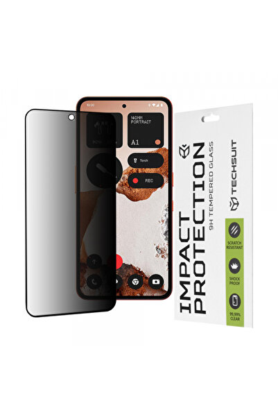 NOTHING Folie de protectie Ecran Privacy Techsuit pentru CMF Phone 2 Pro, Sticla Securizata, Full