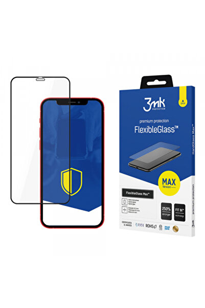 Apple 3MK FlexibleGlass Max Screen Protector for iPhone 12 / 12 Pro, Flexible...