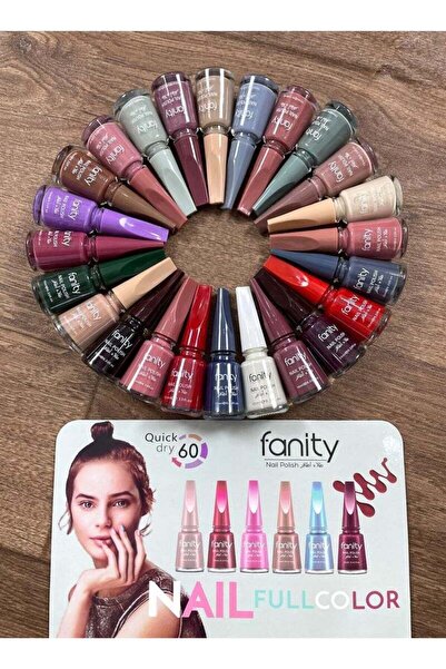 Vanity مجموعة طلاء أظافر متعددة الألوان مكونة من 24 قطعة