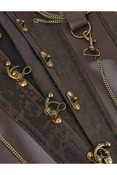 G&H UNDERWEAR Texas Vintage Chain Detailed Corset