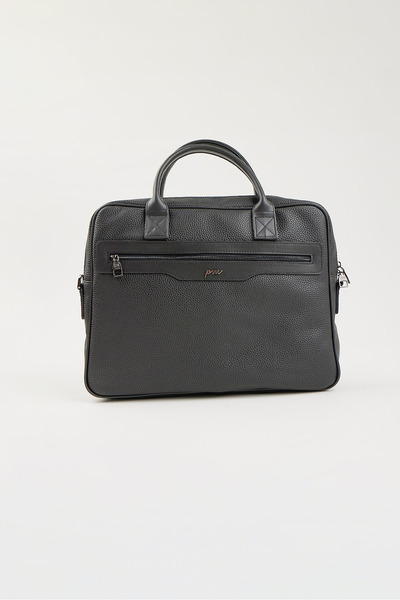 PAULMARK Men's Basic Floater Patterned Briefcase