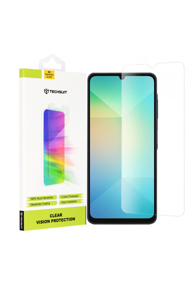 Samsung Folie de protectie Ecran Techsuit Clear Vision pentru Galaxy A06 A065, Sticla Securizata,