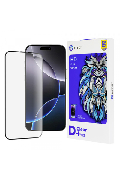Apple Προστατευτικό οθόνης Lito D+ Pro για iPhone 16 Pro Max, σκληρυμένο γυαλ...