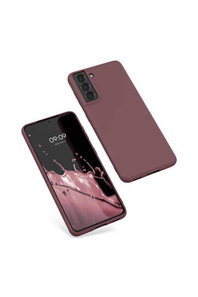 KWmobile Case for Samsung Galaxy S21, Cherry Blossom, Silicone, KWM000012BS047C