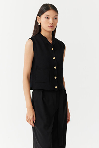 PAULMARK Kadın Triko Yelek