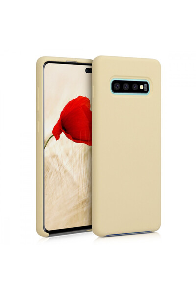 KWmobile Θήκη για Samsung Galaxy S10 Plus, Σιλικόνη, Κίτρινη, 49028.158