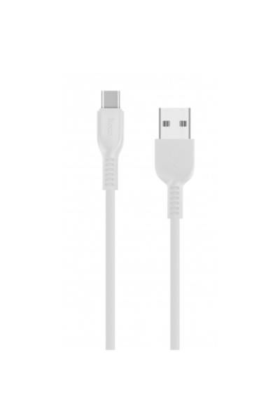 Hoco Cablu Date si Incarcare USB-A - USB-C Flash X20, 18W, 2m, Alb