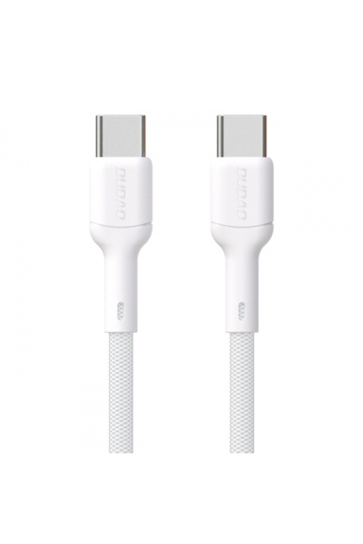 DUDAO Cablu Date si Incarcare USB-C - USB-C L9C, 65W, 1m, Alb