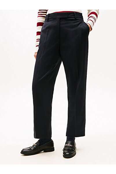 Tommy Hilfiger Timeless Slim Straight Leg Ankle Trousers