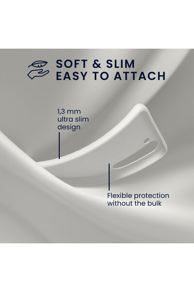 KWmobile Case for Samsung Galaxy A55, White, Silicone, KWM000021MG002C