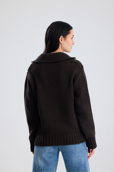 Figo Polo Neck Women's Sweater