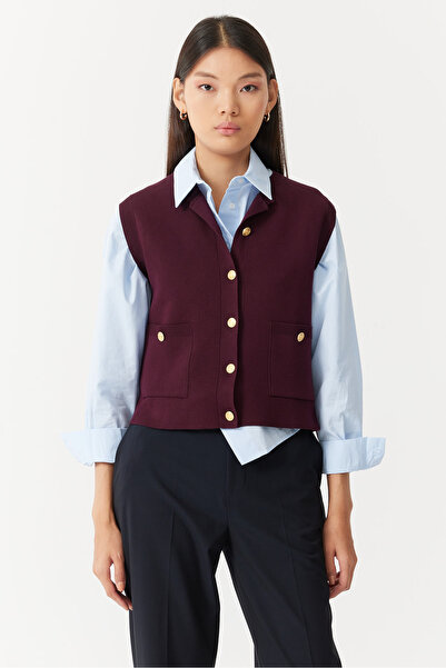 PAULMARK Γυναικείο πλεκτό γιλέκο