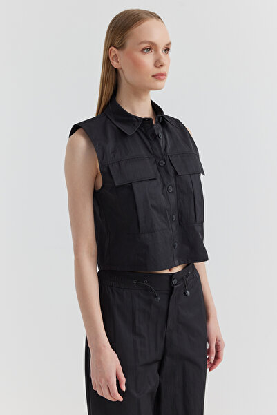 PAULMARK Women's Zero Sleeve Cover Pocket Vest