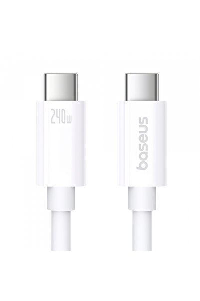 Baseus Cablu Date si Incarcare USB-C - USB-C Superior Series 2, 240W, 1m, Alb P10365200211-02