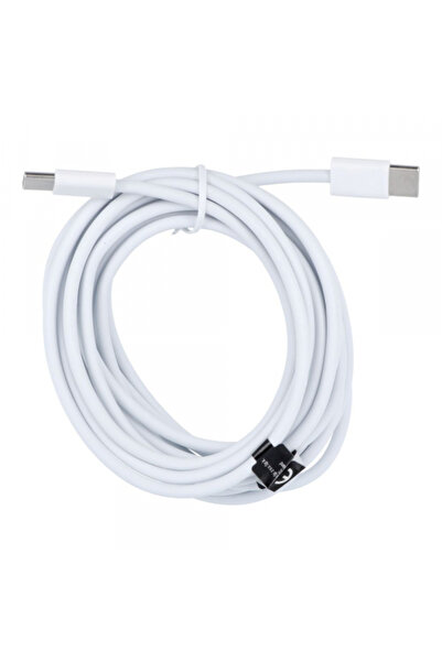 Universal Cablu Date si Incarcare USB-C - USB-C OEM HD26, 30W, 3m, Alb