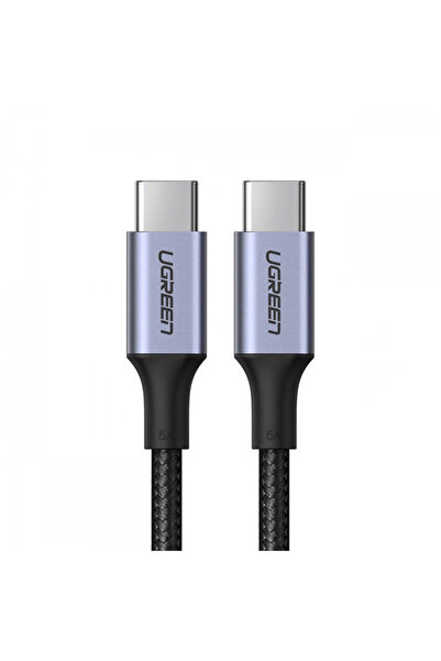 Ugreen USB-C - USB-C US316 Καλώδιο Δεδομένων και Φόρτισης, 100W, 1.5μ, Γκρι