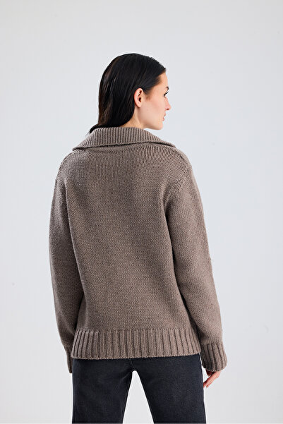 Figo Polo Neck Women's Sweater