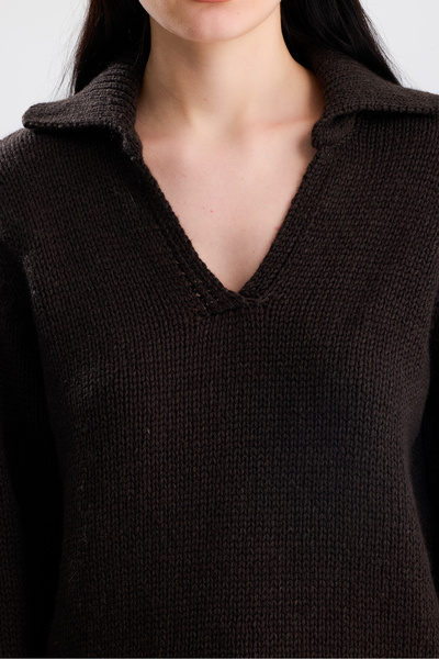 Figo Polo Neck Women's Sweater