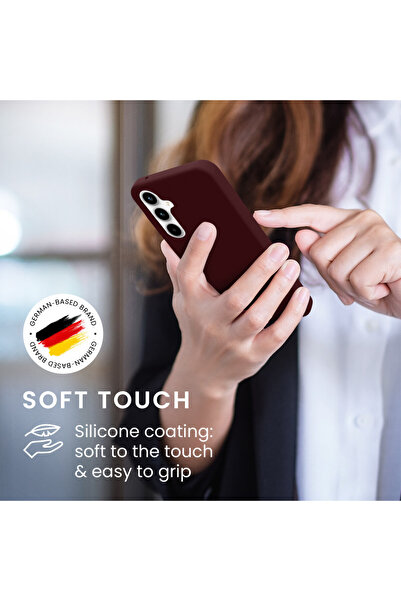 KWmobile Case for Samsung Galaxy A35, Cherry Blossom, Silicone, KWM000021PA014C