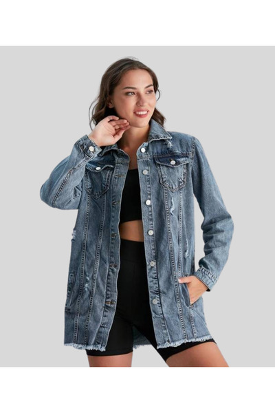 MQ Women's casual denim jacket