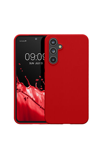 KWmobile Case for Samsung Galaxy A54 5G, Red, Silicone, KWM000018FR048C
