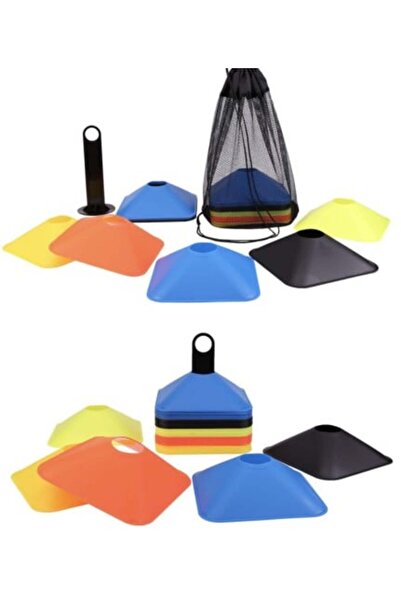 orima Football training cones – assorted colorful set to improve performance
