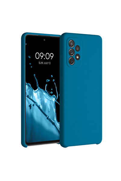 KWmobile Carcasă pentru Samsung Galaxy A72, silicon, albastră, 54359.224