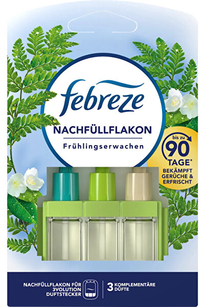 Febreze 3Volution Bahar Yedek Koku 20 ml – “Frühlingserwachen” İlkbahar Ferahlığı, 90 Gün Süre