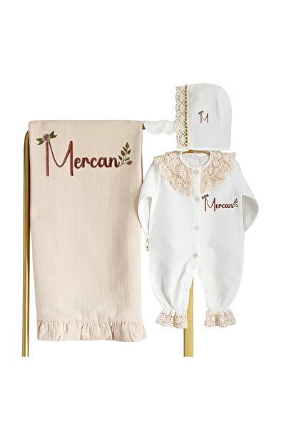 Mis Bebe Minik İnsanların Sarayı مجموعة من قماش الموسلين المزخرف بنقشة الورد ...