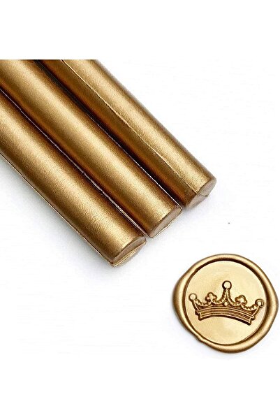 UNIQOOO Wax Glue Gun Sticks - Antique Metallic Gold, 8-Pack