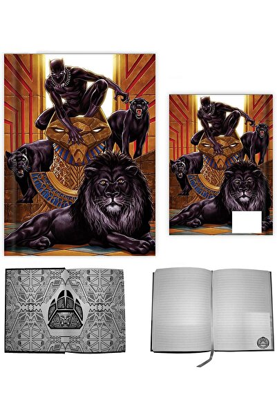 Silver Buffalo مجلة فرقة النمر الأسود ذات الغلاف المقوى، 6 × 8 بوصة