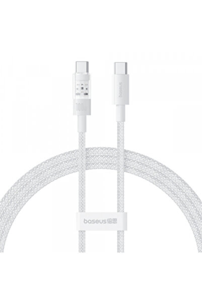 Baseus USB-C - USB-C Gem Data and Charging Cable, 100W, 2m, White P10373000211-01