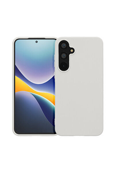 KWmobile Case for Samsung Galaxy A55, White, Silicone, KWM000021MG002C