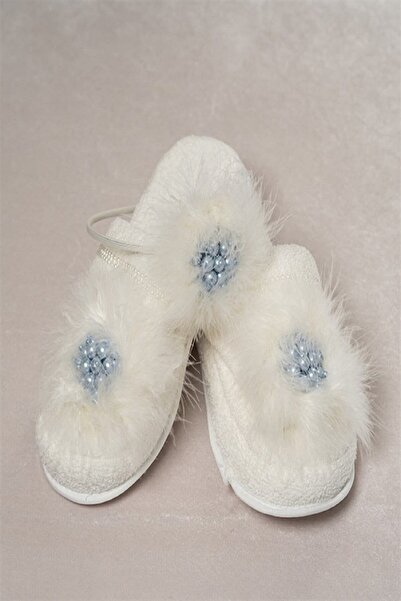 Lohusa Homewear مجموعة شباشب نسائية زرقاء اللون على شكل تاج للأمهات