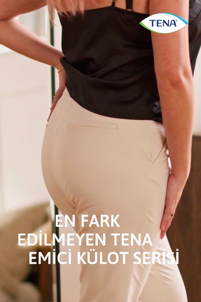 TENA Silhouette Plus High Waist Absorbent Panties for Women Black L 8-Pack 1 Pack (8 Pieces)