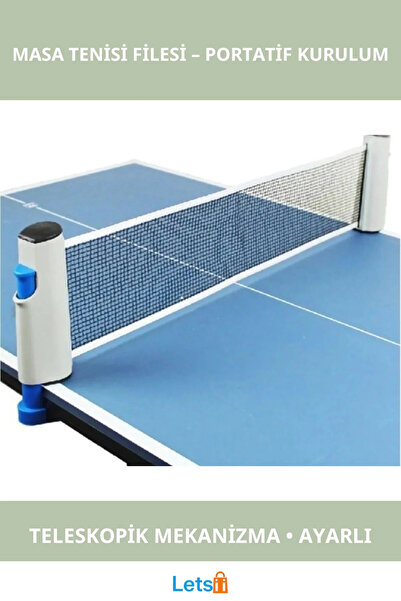 Letsii شبكة تنس الطاولة المحمولة القابلة للطي، شبكة رياضية محمولة