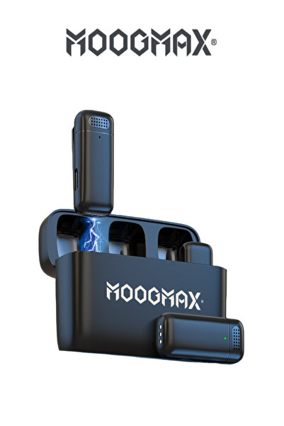 MOOGMAX High-definition wireless microphone with 38dB sensitivity. Wireless microphone with up to 12 hours of battery life.