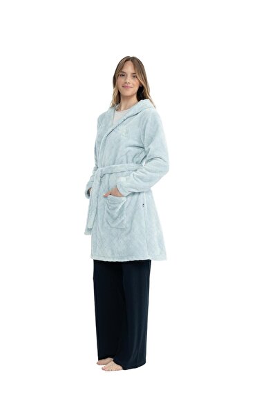 U.S. Polo Assn. Women's Fleece Dressing Gown