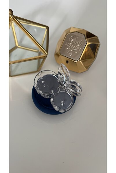 SU PERİSİ TAKI BİJUTERİ Transparent Cherry Clip Clasp