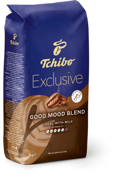 Tchibo Exclusive Good Mood Blend coffee beans, 1kg