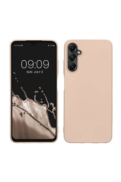 KWmobile Case for Samsung Galaxy A05s, Gold, Silicone, KWM000021NA005C