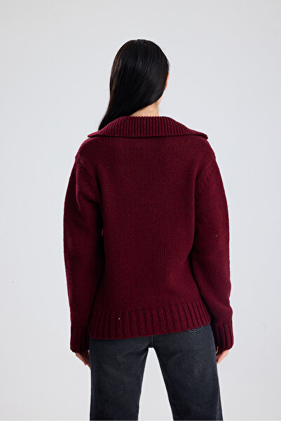 Figo Polo Neck Women's Sweater